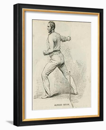 Alfred Mynn, Cricketer-null-Framed Art Print