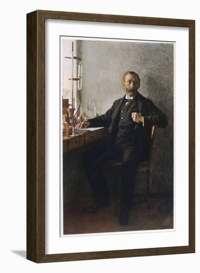 Alfred Nobel Swedish Inventor Manufacturer and Prize-Giver-null-Framed Art Print