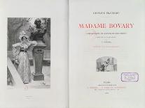 Emma Bovary Walking with a Companion from "Madame Bovary" by Gustave Flaubert-Alfred Paul Marie Richemont-Framed Giclee Print