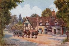 The Mill Wheel, Elmley Castle, Worcester-Alfred Robert Quinton-Giclee Print
