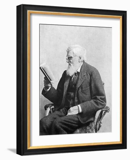 Alfred Russel Wallace, Welsh Naturalist-Science Source-Framed Giclee Print