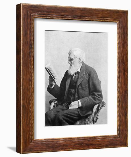 Alfred Russel Wallace, Welsh Naturalist-Science Source-Framed Giclee Print