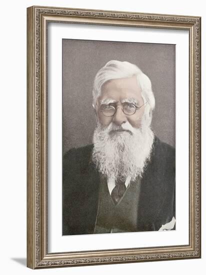 Alfred Russel Wallace, Welsh Naturalist-Science Source-Framed Giclee Print