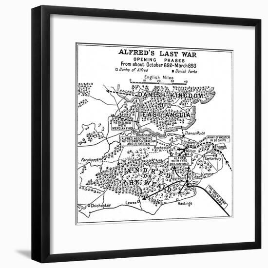 'Alfred's Last War - Opening Phases. From about October 892-March 893', (1935)-Unknown-Framed Giclee Print