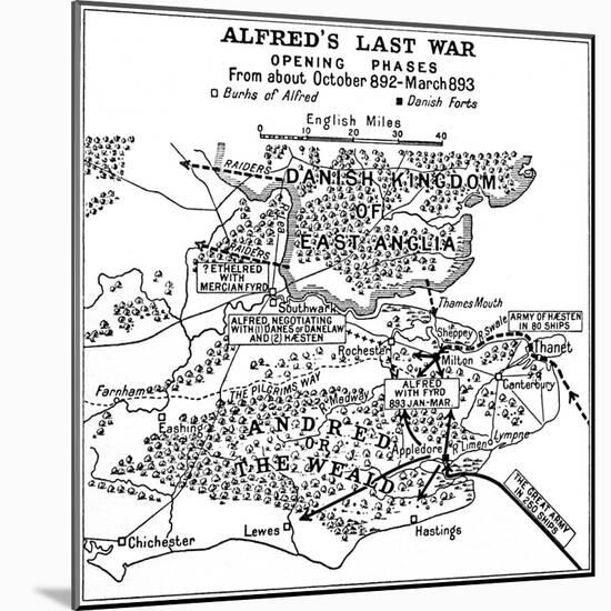 'Alfred's Last War - Opening Phases. From about October 892-March 893', (1935)-Unknown-Mounted Giclee Print