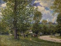 Le Bois de Roches, Veneux-Nadon-Alfred Sisley-Giclee Print