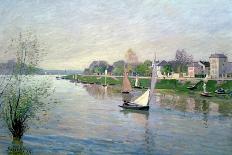 View of the Canal Saint-Martin, Paris, 1870-Alfred Sisley-Giclee Print