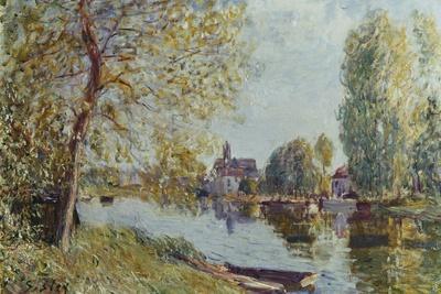 Alfred Sisley、MORET-SUR-LOING、画集画、新品額装付 ALFRED SISLEY ART PRINT, MORET-SUR-LOING, SOLEIL DU MATIN