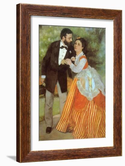 Alfred Sisley-Pierre-Auguste Renoir-Framed Art Print