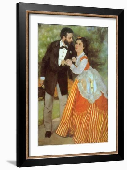 Alfred Sisley-Pierre-Auguste Renoir-Framed Art Print