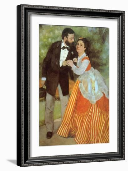 Alfred Sisley-Pierre-Auguste Renoir-Framed Art Print