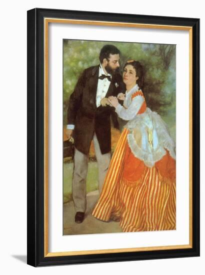 Alfred Sisley-Pierre-Auguste Renoir-Framed Art Print