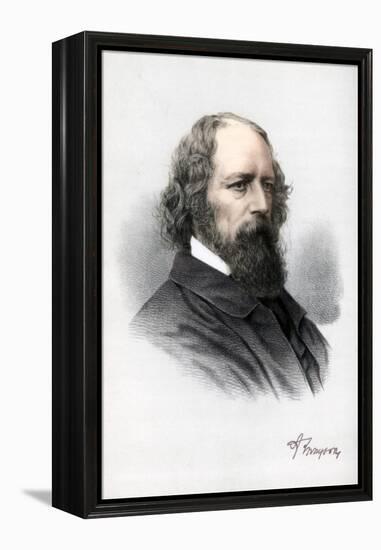 Alfred Tennyson, 1st Baron Tennyson, English Poet, C1890-Petter & Galpin Cassell-Framed Premier Image Canvas