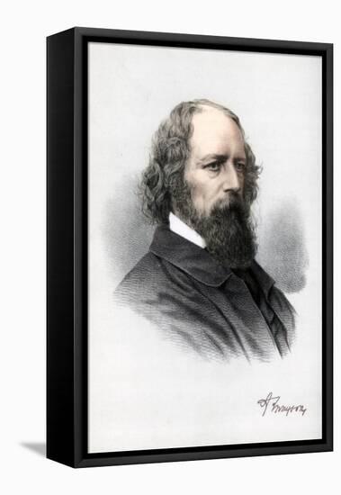 Alfred Tennyson, 1st Baron Tennyson, English Poet, C1890-Petter & Galpin Cassell-Framed Premier Image Canvas