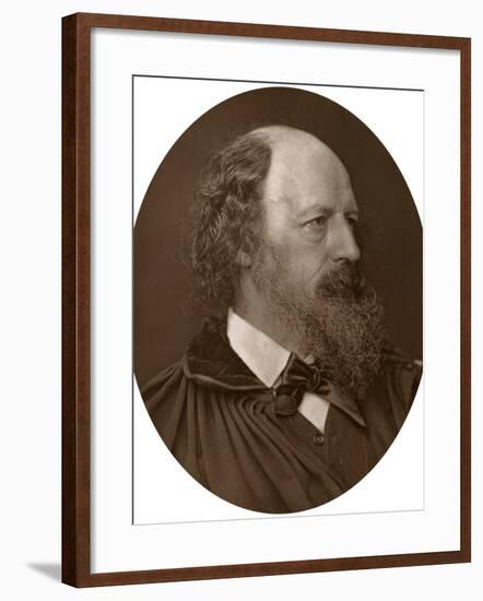 Alfred Tennyson, Dcl, Frs, English Poet Laureate, 1883-Lock & Whitfield-Framed Photographic Print