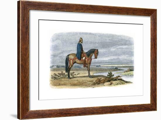 Alfred the Great (849-89), Anglo-Saxon King of Wessex from 871-null-Framed Giclee Print