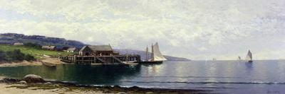 Drying the Sails, Oyster Boats, Patchogue, Long Island-Alfred Thompson Bricher-Giclee Print