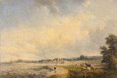 'Banks of the Envy, near Rhuddlan', 1852, (1938)-Alfred Vickers-Giclee Print