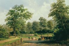 A View of Windsor Castle from the Brocas Meadows-Alfred Vickers-Giclee Print