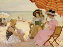 The Beach-Alfred Victor Fournier-Mounted Giclee Print
