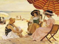 The Beach-Alfred Victor Fournier-Premier Image Canvas