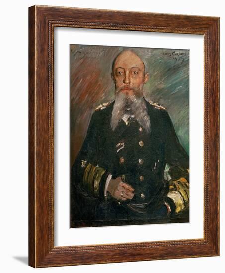 Alfred von Tirpitz. 1917-Lovis Corinth-Framed Giclee Print