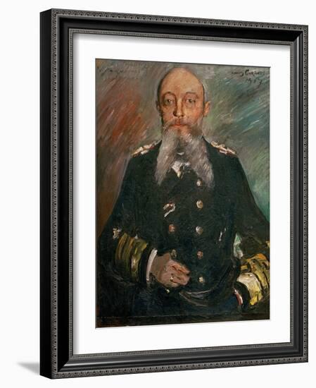 Alfred von Tirpitz. 1917-Lovis Corinth-Framed Giclee Print