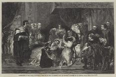 The Death Bed of Robert, King of Naples-Alfred W. Elmore-Giclee Print