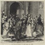 Going to the Flower Sermon at St Catherine Cree's, on Whit Tuesday-Alfred Walter Bayes-Giclee Print