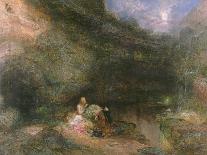 La Partie au Campagne-Alfred Joseph Woolmer-Framed Premier Image Canvas