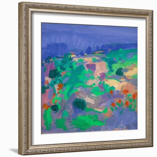 Algarve Landscape (Oil on Canvas)-John Miller-Framed Giclee Print