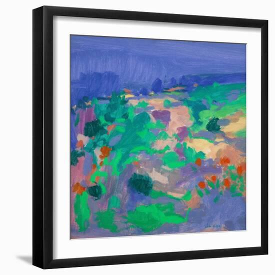 Algarve Landscape (Oil on Canvas)-John Miller-Framed Giclee Print