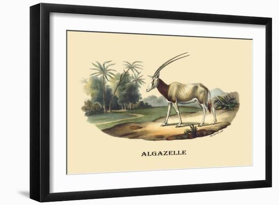 Algazelle-E.f. Noel-Framed Art Print