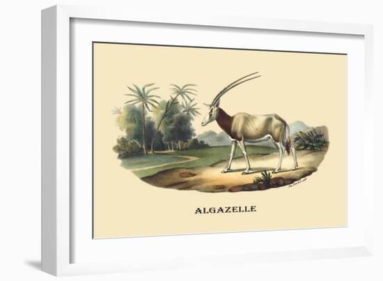 Algazelle-E.f. Noel-Framed Art Print