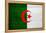 Algeria Flag Design with Wood Patterning - Flags of the World Series-Philippe Hugonnard-Framed Stretched Canvas