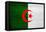 Algeria Flag Design with Wood Patterning - Flags of the World Series-Philippe Hugonnard-Framed Stretched Canvas