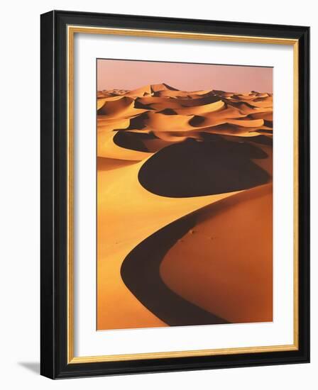 Algeria, Sahara, Great Western Erg, Oasis-Thonig-Framed Photographic Print