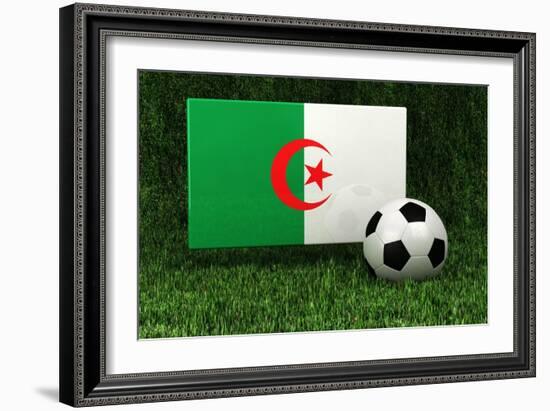 Algeria Soccer-badboo-Framed Art Print