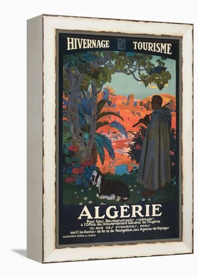 Algeria Travel Poster-null-Framed Stretched Canvas