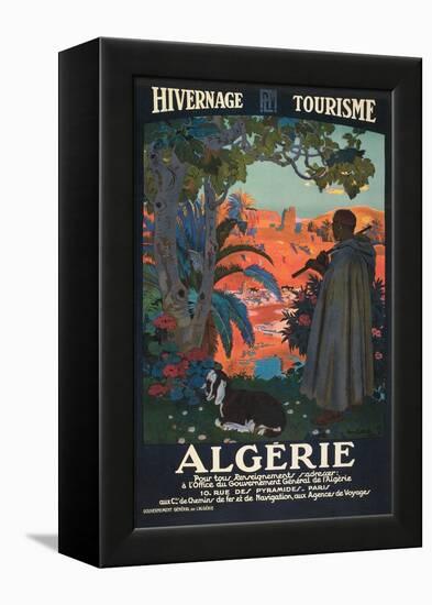 Algeria Travel Poster-null-Framed Stretched Canvas