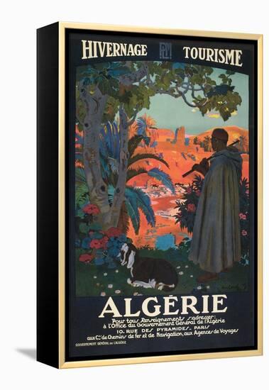 Algeria Travel Poster-null-Framed Stretched Canvas