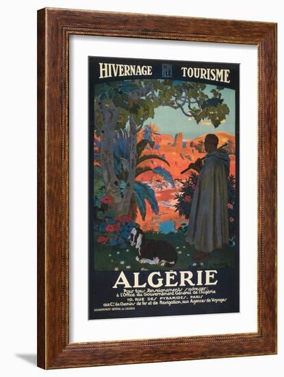 Algeria Travel Poster-null-Framed Art Print