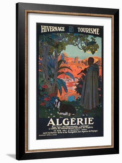 Algeria Travel Poster-null-Framed Art Print