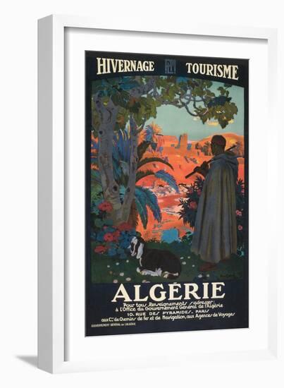 Algeria Travel Poster-null-Framed Art Print