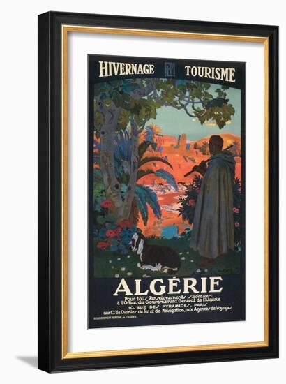 Algeria Travel Poster-null-Framed Art Print