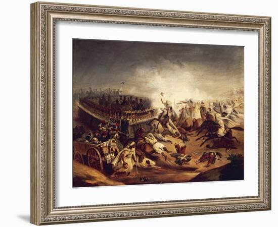 Algerian Counterattack at Constantine During Colonial Wars, November 1837-null-Framed Giclee Print