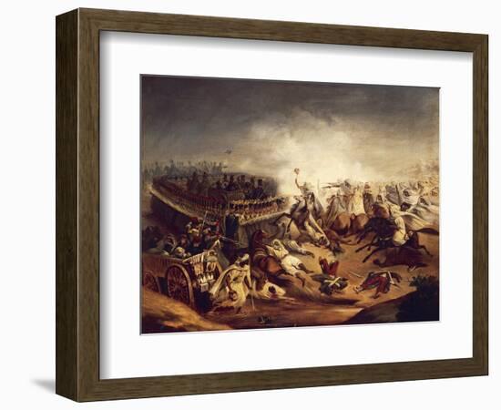 Algerian Counterattack at Constantine During Colonial Wars, November 1837-null-Framed Giclee Print