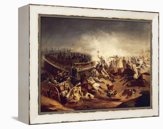 Algerian Counterattack at Constantine During Colonial Wars, November 1837-null-Framed Premier Image Canvas