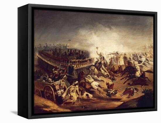 Algerian Counterattack at Constantine During Colonial Wars, November 1837-null-Framed Premier Image Canvas