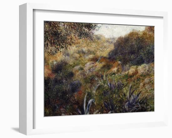 Algerian Landscape, 1881-Pierre-Auguste Renoir-Framed Giclee Print